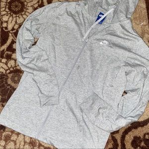 Nike zip-up sweater